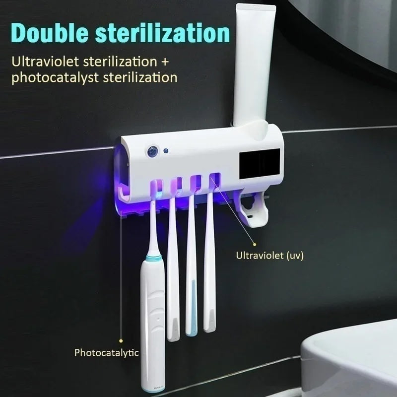 Esterilizador UV, Dispensador de crema y Portacepillos Exclusive®